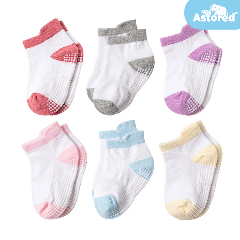 Anti-Slip Socks (6 Pack)